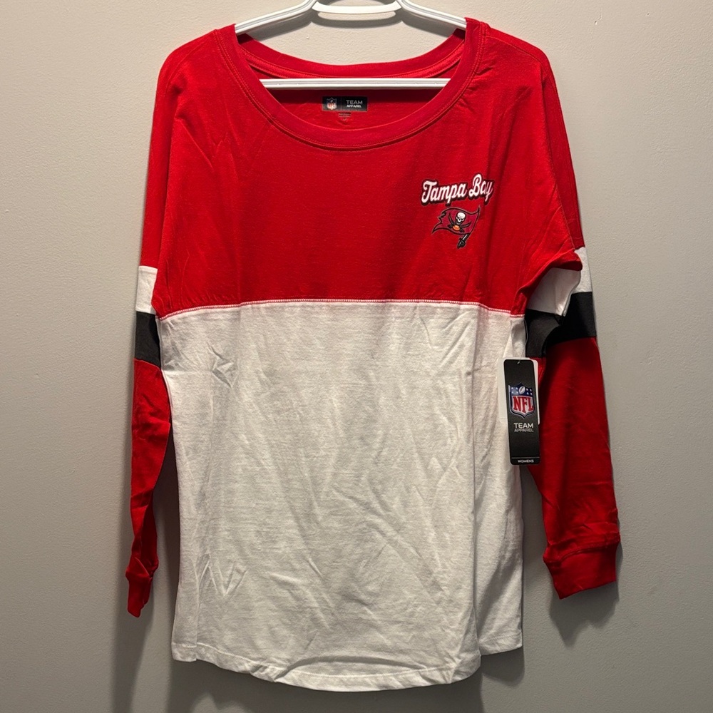 Tampa Bay women’s Long Sleeve Shirt - Red and White